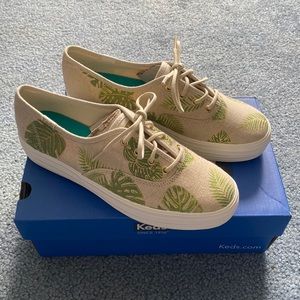 Keds Triple Decker Tropical Fern sneakers